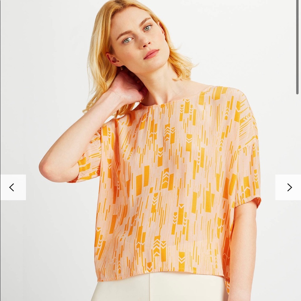 {Samsøe&Samsøe} Mains shirt in pink and yellow